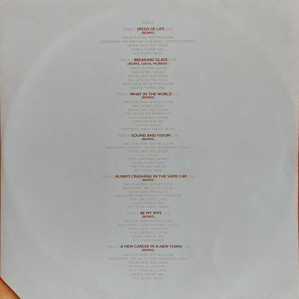 David Bowie – Low LP vinyl record, image 5 of 6
