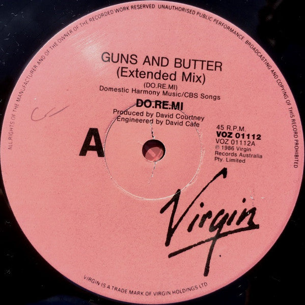 Do-Ré-Mi – Guns & Butter 12" vinyl record, image 3 of 4