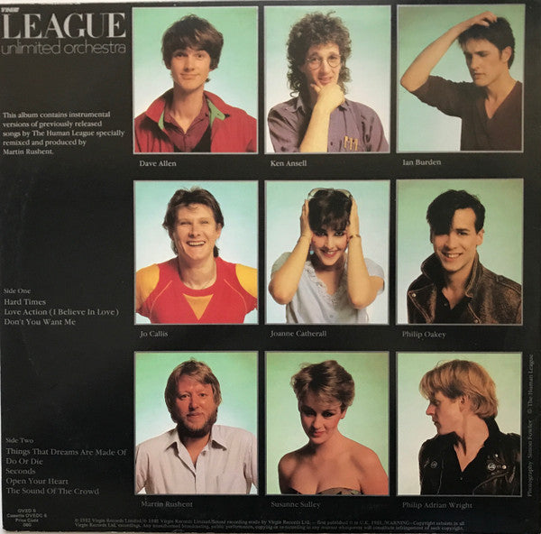 The League Unlimited Orchestra – Love And Dancing LP vinyl record, image 2 of 4