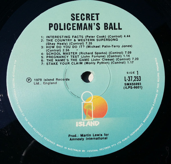 Various – The Secret Policeman's Ball LP vinyl record, image 3 of 4