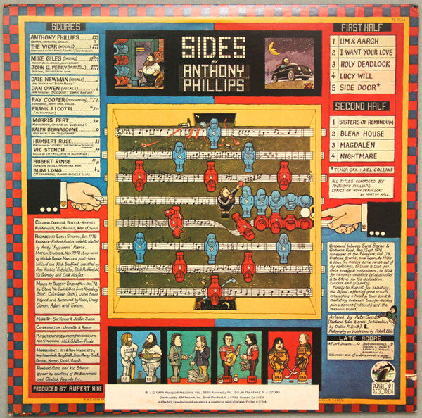 Anthony Phillips – Sides LP vinyl record, image 2 of 8