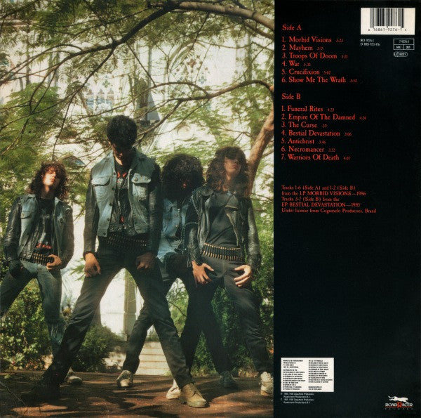 Sepultura – Morbid Visions / Bestial Devastation LP vinyl record, image 2 of 7