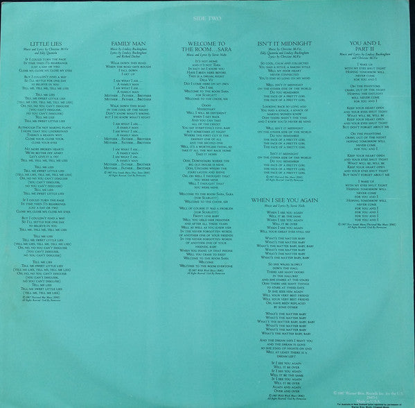 Fleetwood Mac – Tango In The Night LP vinyl record, image 4 of 6