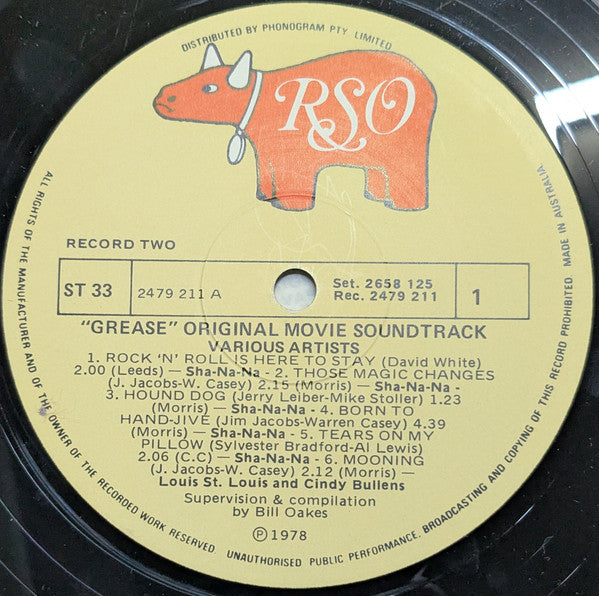 Various – Grease (The Original Soundtrack From The Motion Picture) (2xLP) LP vinyl record, image 8 of 9