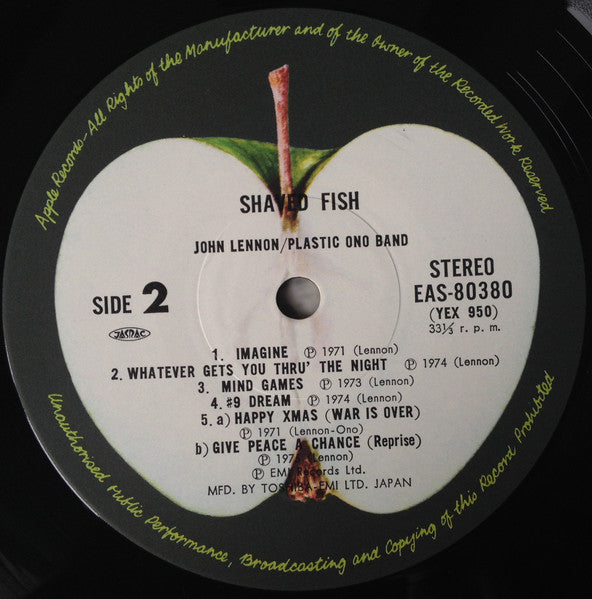 John Lennon, The Plastic Ono Band – Shaved Fish LP vinyl record, image 9 of 10