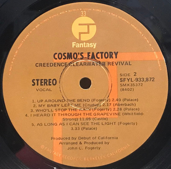 Creedence Clearwater Revival – Cosmo's Factory LP vinyl record, image 4 of 6
