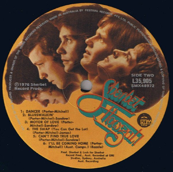 Sherbet – Howzat LP vinyl record, image 6 of 10