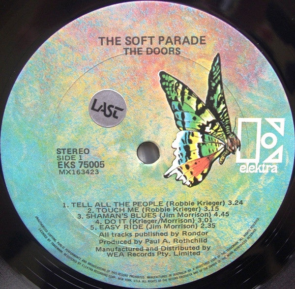 The Doors – The Soft Parade LP vinyl record, image 4 of 5