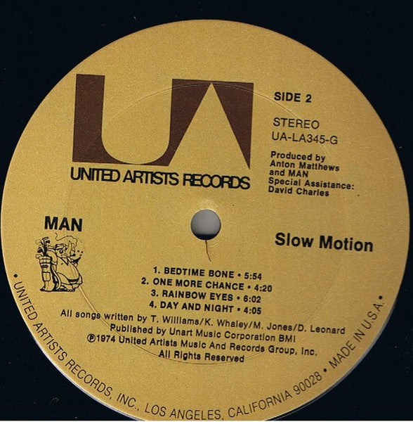 Man – Slow Motion LP vinyl record, image 3 of 4