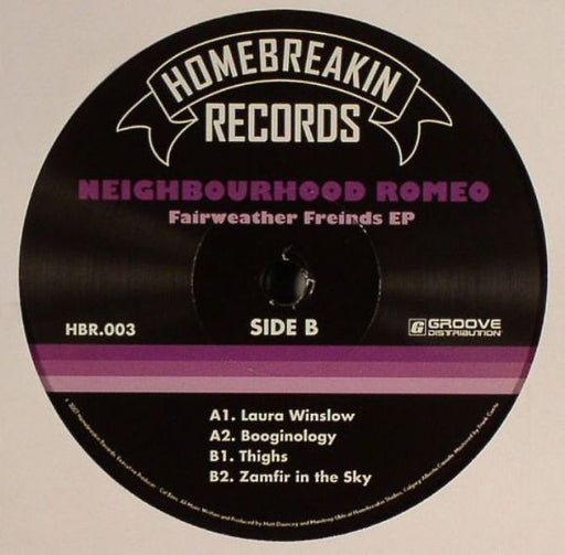 Neighbourhood Romeo – Fairweather Friends EP
