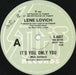 Lene Lovich – It's You, Only You (Mein Schmerz) 7" vinyl record, image 3 of 4