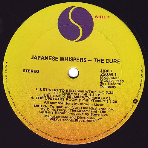 The Cure – Japanese Whispers LP vinyl record, image 5 of 6
