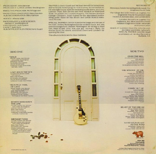 John Stewart – Bombs Away Dream Babies LP vinyl record, image 2 of 4