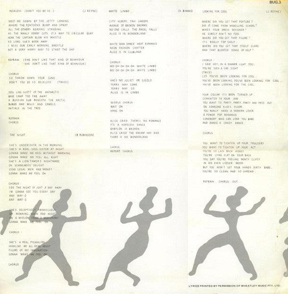 Australian Crawl – Semantics 12" vinyl record, image 5 of 5