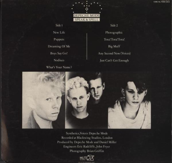 Depeche Mode – Speak & Spell LP vinyl record, image 2 of 4