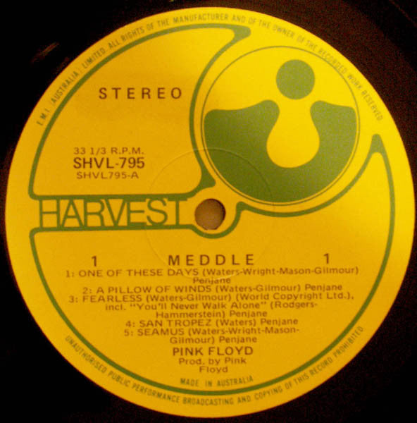 Pink Floyd – Meddle LP vinyl record, image 5 of 6