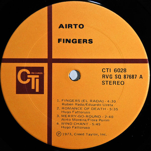 Airto Moreira – Fingers LP vinyl record, image 5 of 7