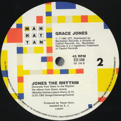 Grace Jones – Slave To The Rhythm 12" vinyl record, image 5 of 7