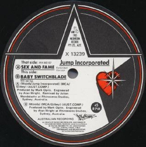 Jump Incorporated – Sex And Fame 12" vinyl record, image 4 of 4