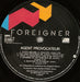 Foreigner – Agent Provocateur LP vinyl record, image 8 of 9