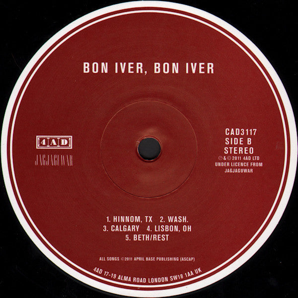Bon Iver – Bon Iver, Bon Iver LP vinyl record, image 6 of 10
