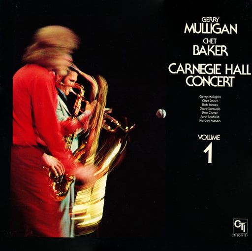 Gerry Mulligan, Chet Baker – Carnegie Hall Concert Volume 1 LP vinyl record, image 1 of 4