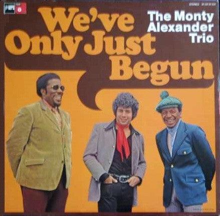 The Monty Alexander Trio – We've Only Just Begun LP vinyl record, image 1 of 4