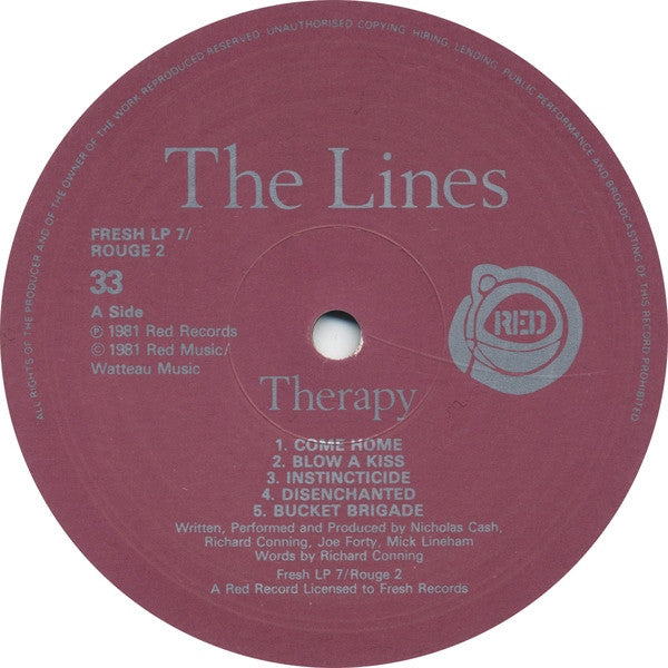 The Lines – Therapy LP vinyl record, image 3 of 5