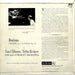 Johannes Brahms, Van Cliburn, Fritz Reiner, Chicago Symphony Orchestra – Concerto No. 2 LP vinyl record, image 2 of 2