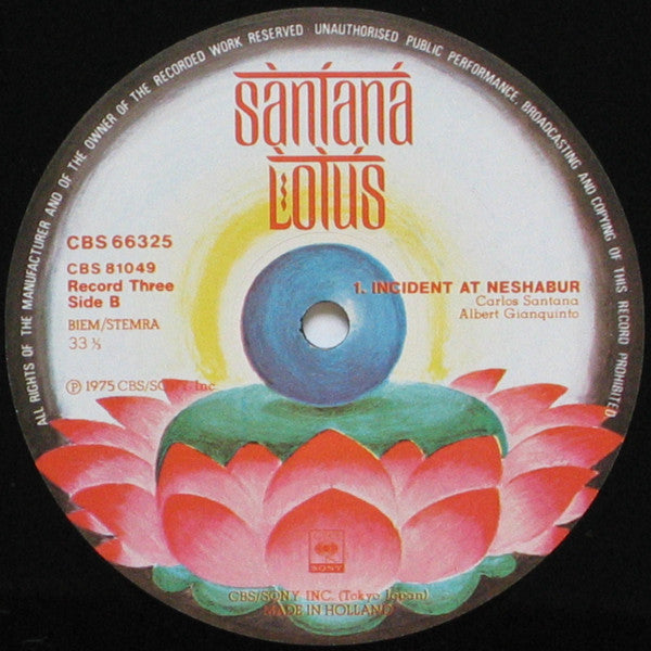 Santana – Lotus (3xLP) LP vinyl record, image 9 of 10