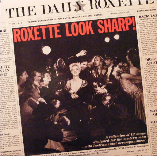 Roxette – Look Sharp! LP vinyl record, image 1 of 6