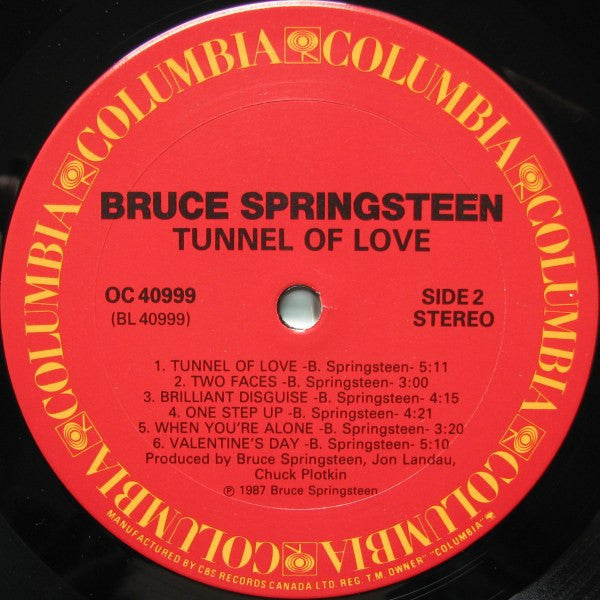 Bruce Springsteen – Tunnel Of Love LP vinyl record, image 4 of 5