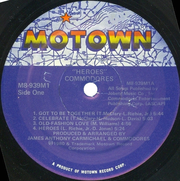 Commodores – Heroes LP vinyl record, image 4 of 7
