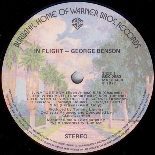 George Benson – In Flight LP vinyl record, image 4 of 5