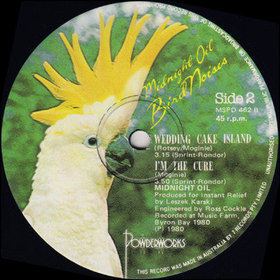 Midnight Oil – Bird Noises 12" vinyl record, image 4 of 4