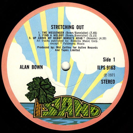 Alan Bown – Stretching Out LP vinyl record, image 4 of 5