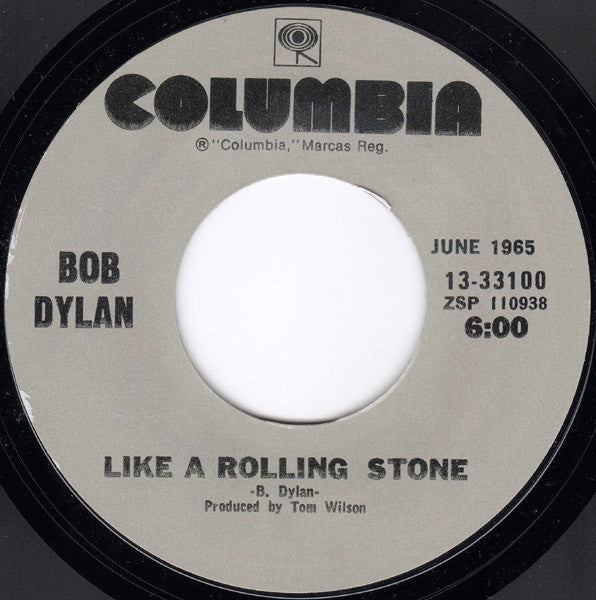 Bob Dylan – Rainy Day Women #12 & 35 / Like A Rolling Stone 7" vinyl record, image 2 of 3