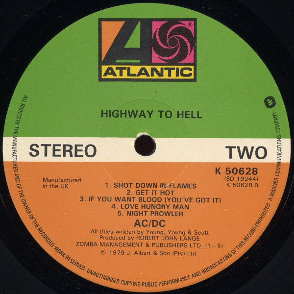 AC/DC – Highway To Hell LP vinyl record, image 4 of 8
