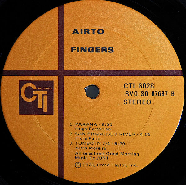 Airto Moreira – Fingers LP vinyl record, image 6 of 7