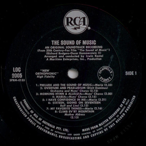 Rodgers & Hammerstein – The Sound Of Music LP vinyl record, image 3 of 4