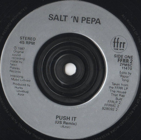 Salt 'N' Pepa – Push It 7" vinyl record, image 3 of 4
