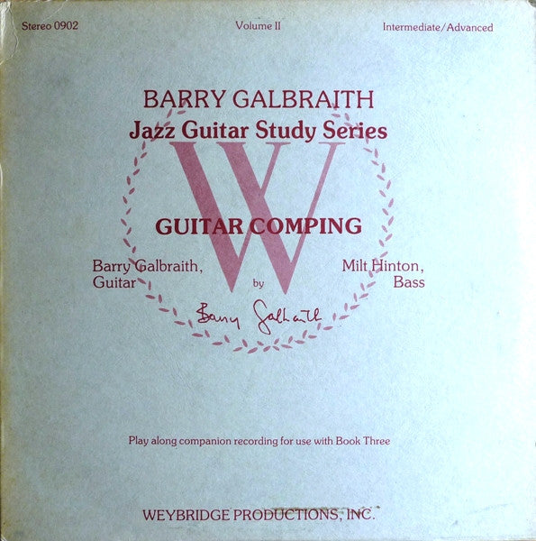 Barry Galbraith – Guitar Comping LP vinyl record, image 1 of 3
