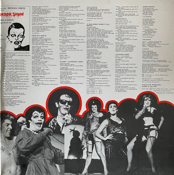 "The Rocky Horror Show" Original Australian Cast – The Rocky Horror Show: Original Australian Cast Album LP vinyl record, image 6 of 6
