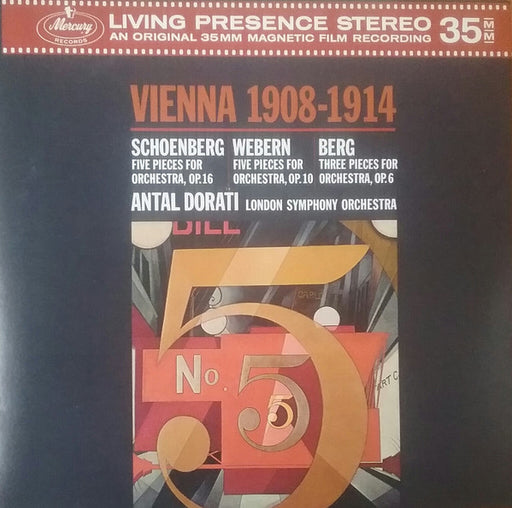 Arnold Schoenberg, Anton Webern, Alban Berg, Antal Dorati, London Symphony Orchestra – Vienna 1908-1914 LP vinyl record, image 1 of 3