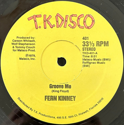 Fern Kinney – Groove Me 12" vinyl record, image 1 of 2