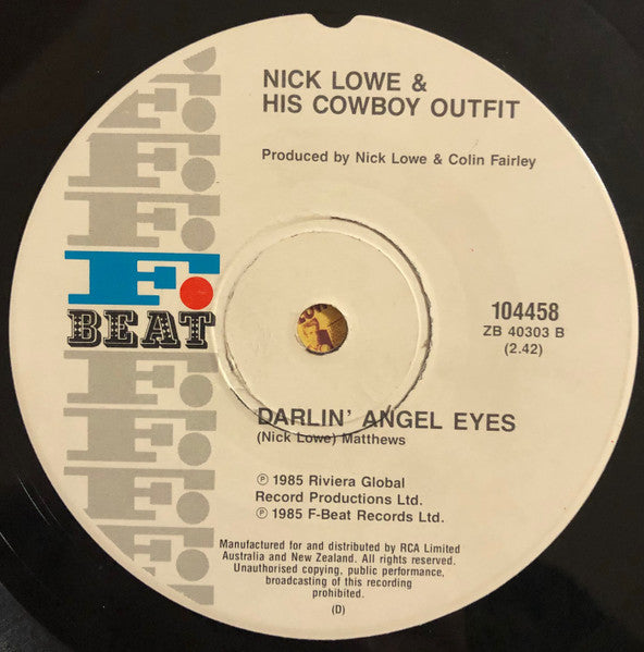 Nick Lowe – I Knew The Bride (When She Used To Rock 'N' Roll) 7" vinyl record, image 4 of 6