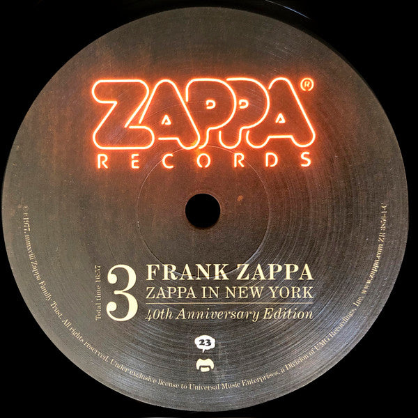 Frank Zappa – Zappa In New York (3xLP) LP vinyl record, image 9 of 10