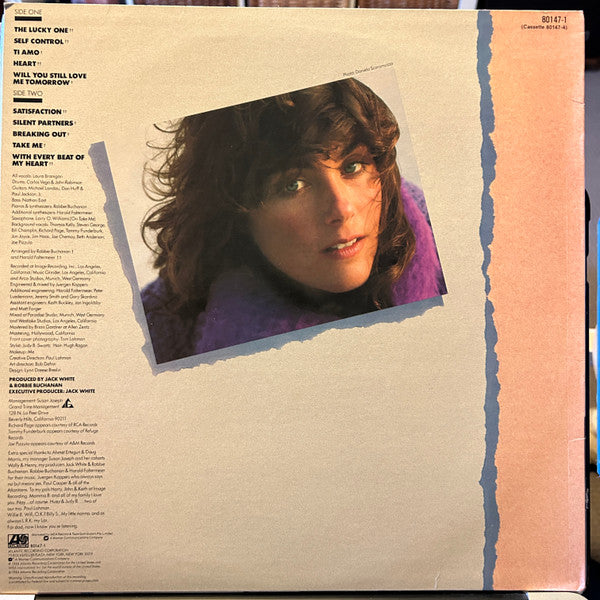 Laura Branigan – Self Control LP vinyl record, image 2 of 4