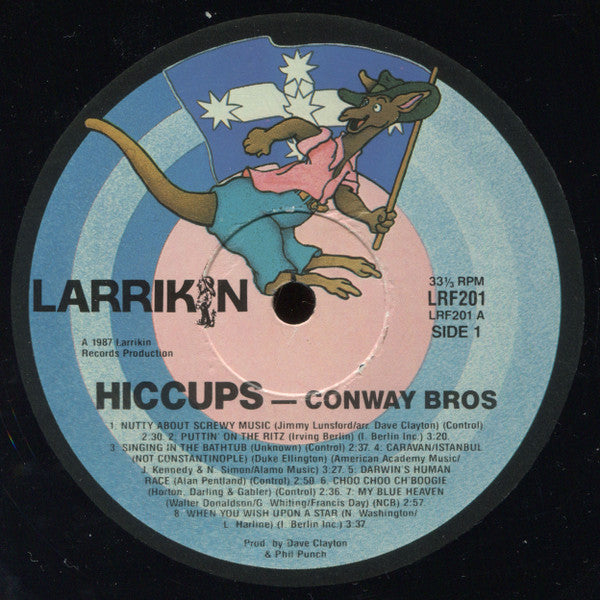 Conway Brothers Hiccups Orchestra – Hiccups LP vinyl record, image 3 of 5