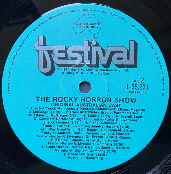 "The Rocky Horror Show" Original Australian Cast – The Rocky Horror Show: Original Australian Cast Album LP vinyl record, image 4 of 6